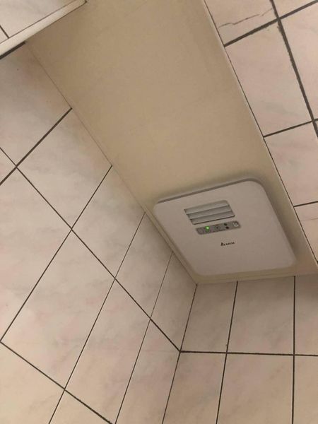 暖風機配線施工